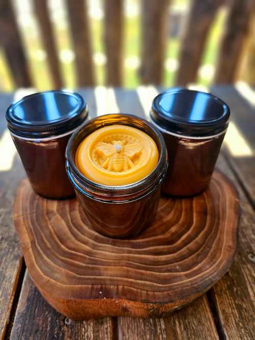 8oz Beeswax Candle