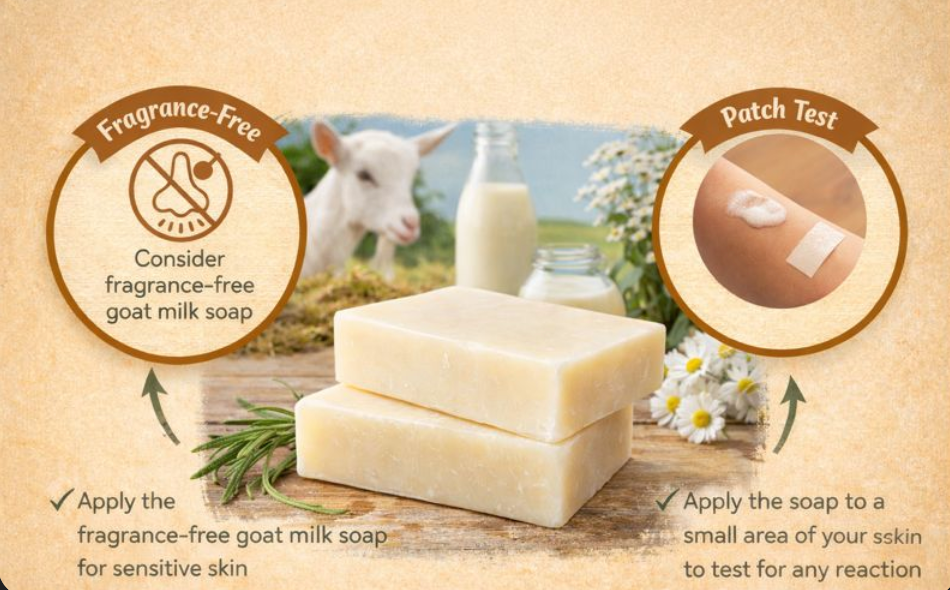 Goat Milk Soap for Sensitive Skin: What to Avoid in Fragrances + How to Patch Test
