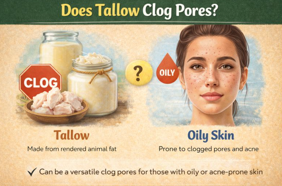 Does Tallow Clog Pores?