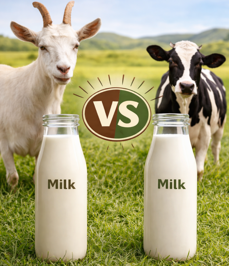 Goat Milk vs Cow Milk: Digestion, Nutrients & Taste Guide! – Encompass ...