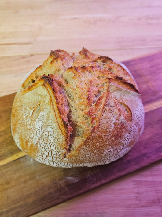 Organic Wheat Sourdough Bread (3 lb loaf)