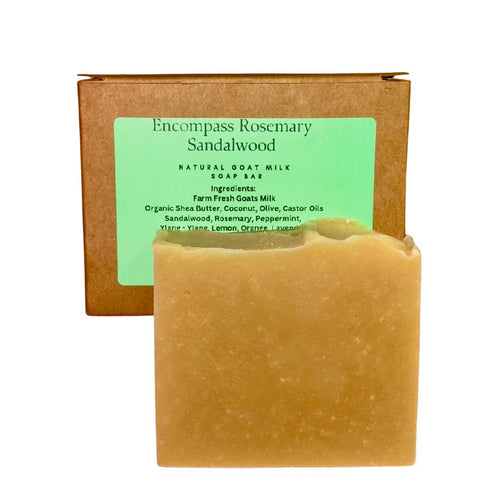 Rosemary Sandalwood Goat's Milk Bar Soap