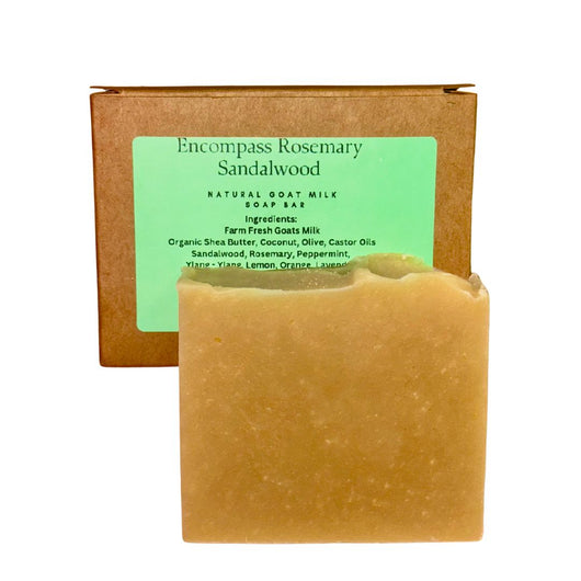Rosemary Sandalwood Goat's Milk Bar Soap
